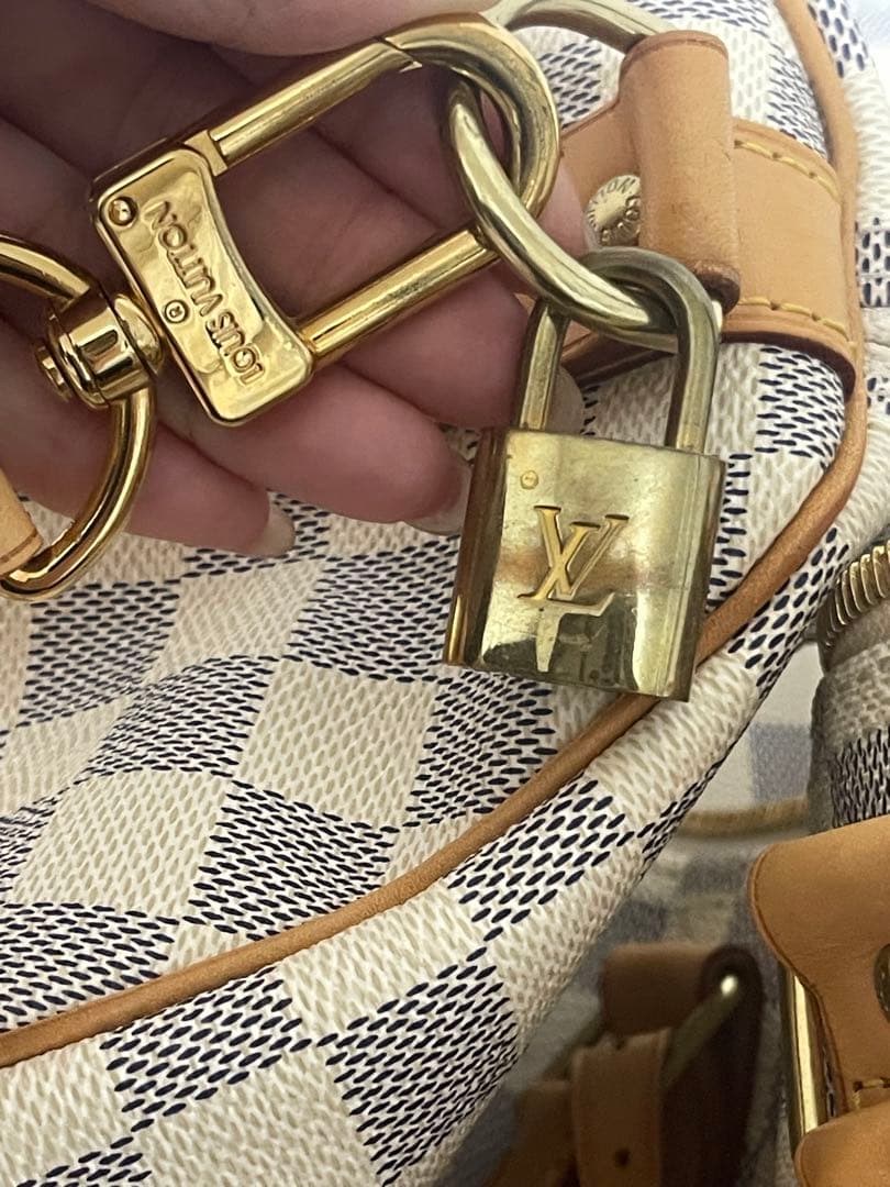LOUIS VUITTON ダミエキャンバス ボストンバッグ 上品カラー レア