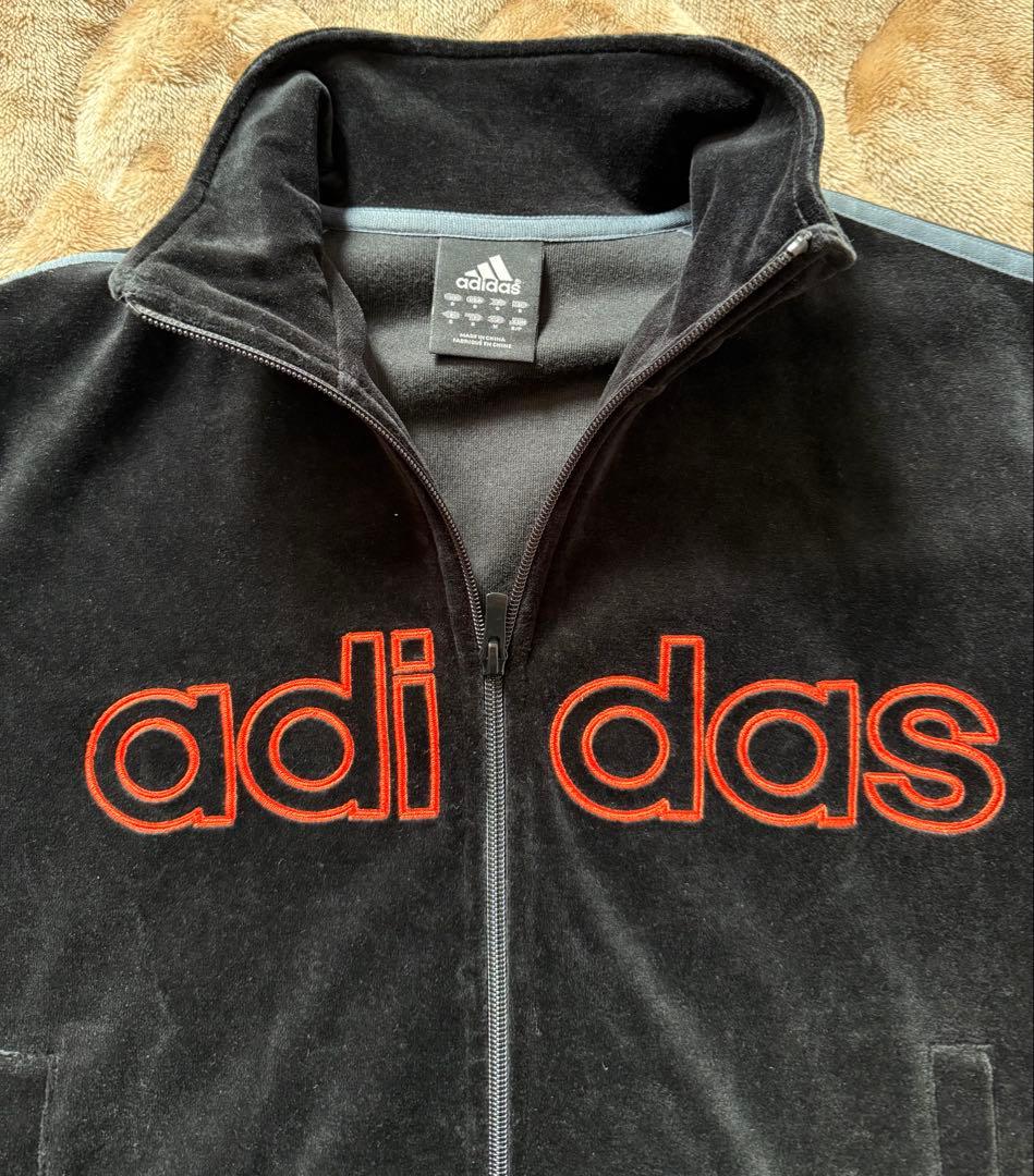 adidas ベロアジャケット 【Mサイズ】