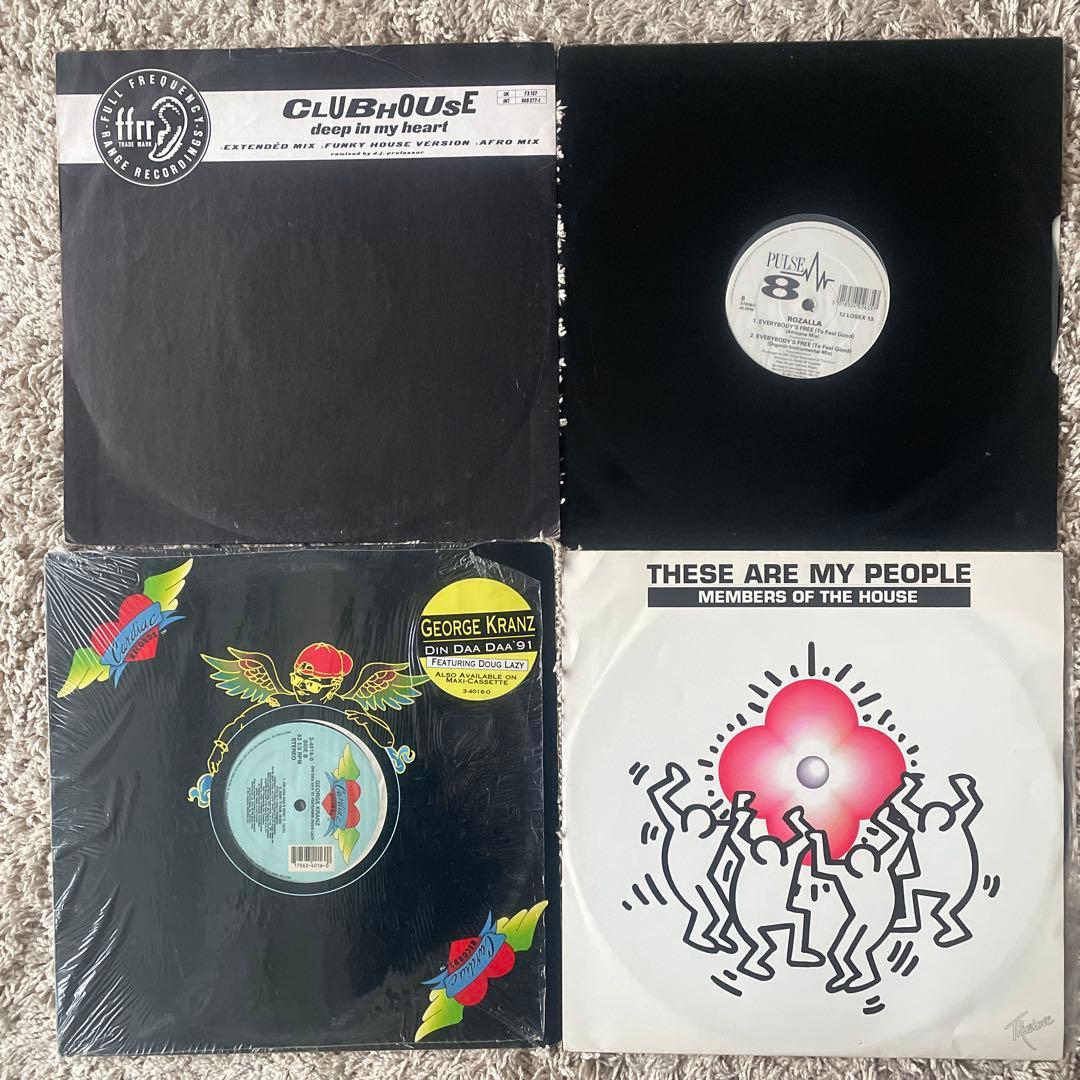 90's　HOUSE　GARAGE　DISCO　レコード　46枚　まとめ売り