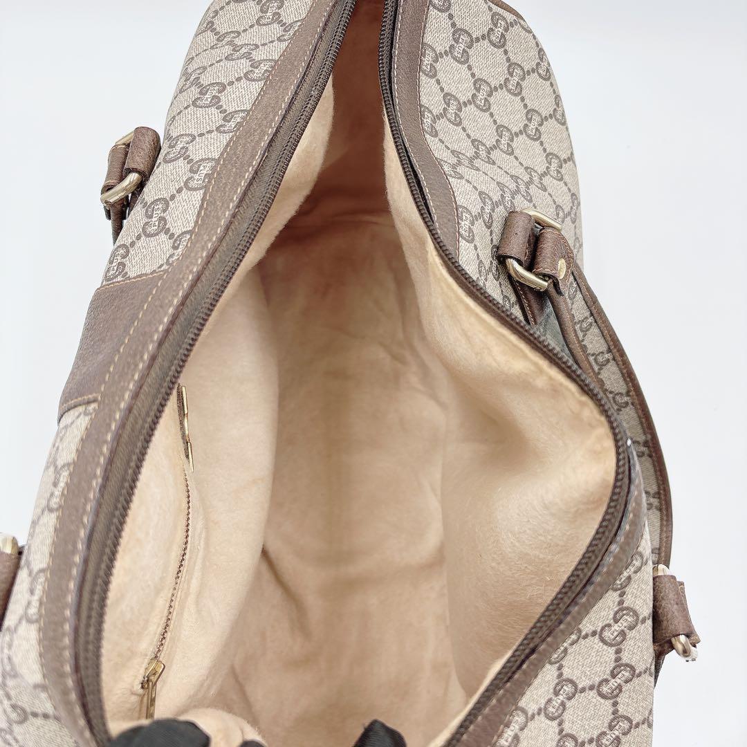 【希少】GUCCI オールドグッチ グッチプラス ボストンバッグ GGスプリーム