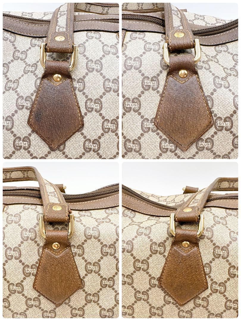 【希少】GUCCI オールドグッチ グッチプラス ボストンバッグ GGスプリーム