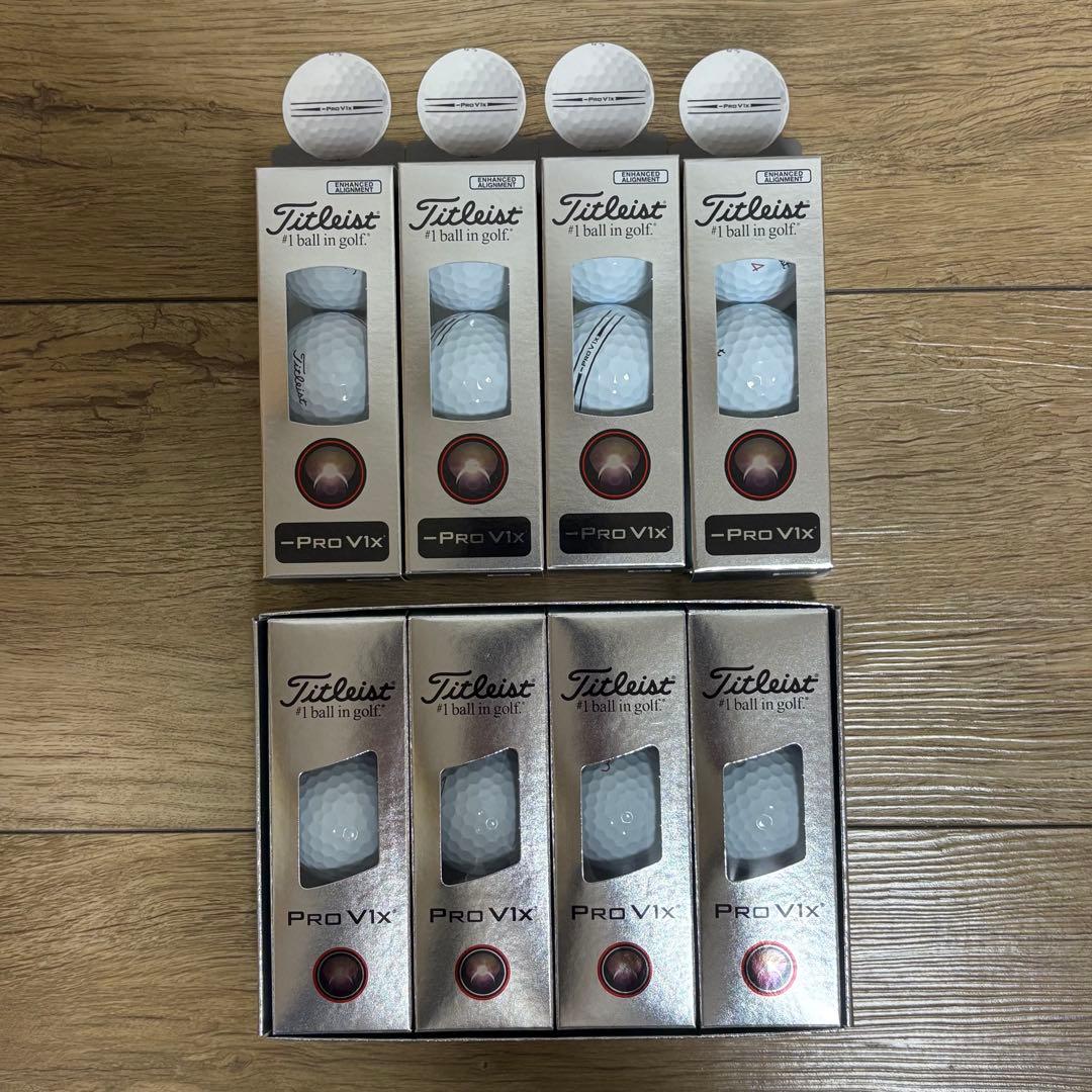 Titleist Pro V1x ゴルフボール 2ダース2025 値下げしました