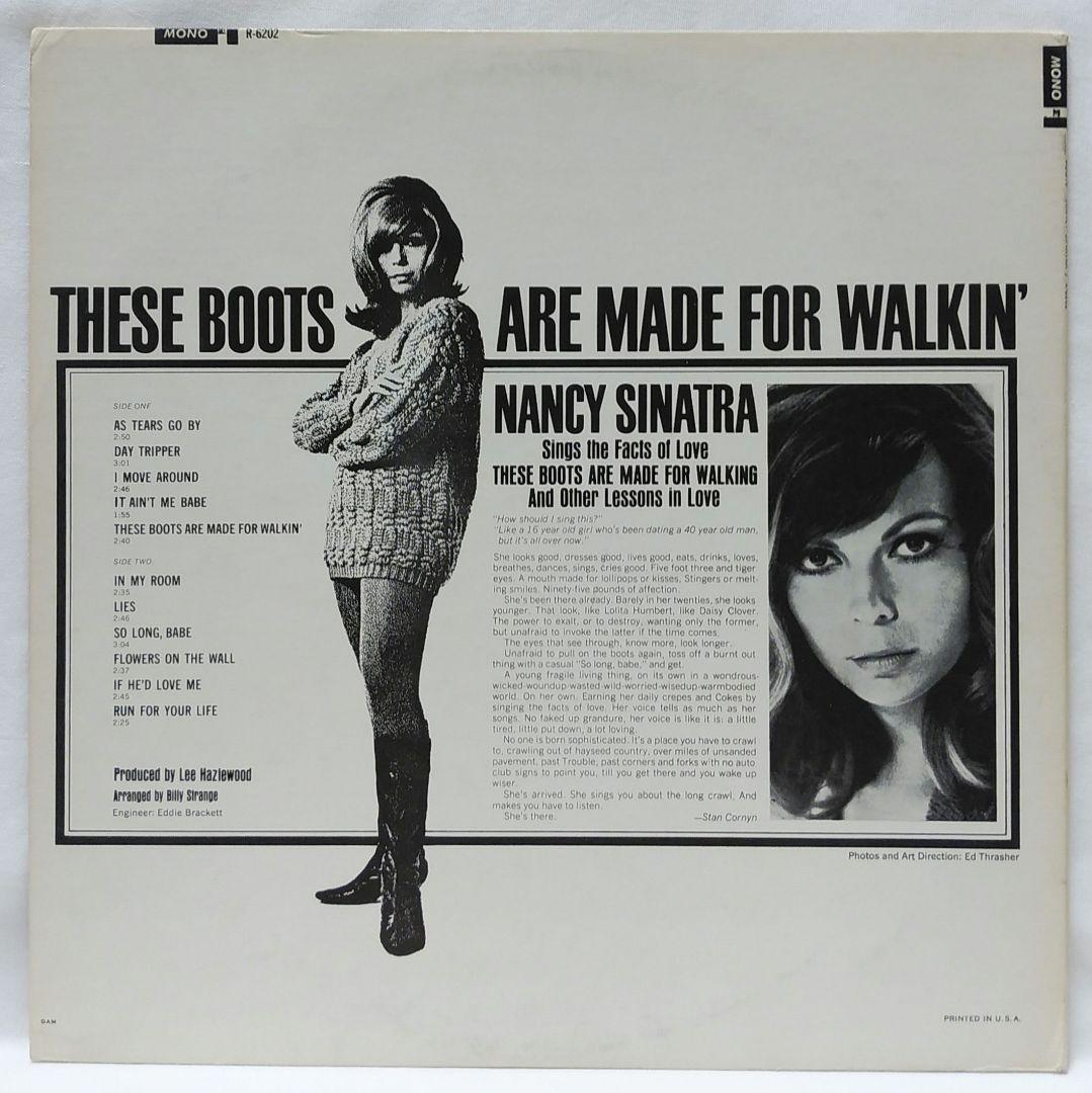 BOOTS！ナンシーシナトラ♣英国・米国モノラル盤NANCY SINATRA！