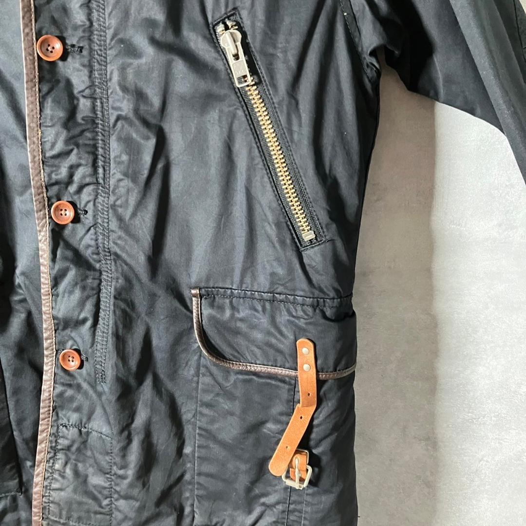 paulsmith ポールスミス レザーパイピング モッズコート JKT R17