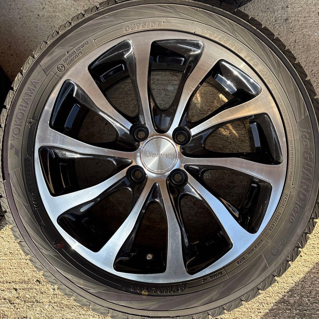 り*ん様 ヨコハマアイスガード　スタッドレスホイールセット　175/55R15