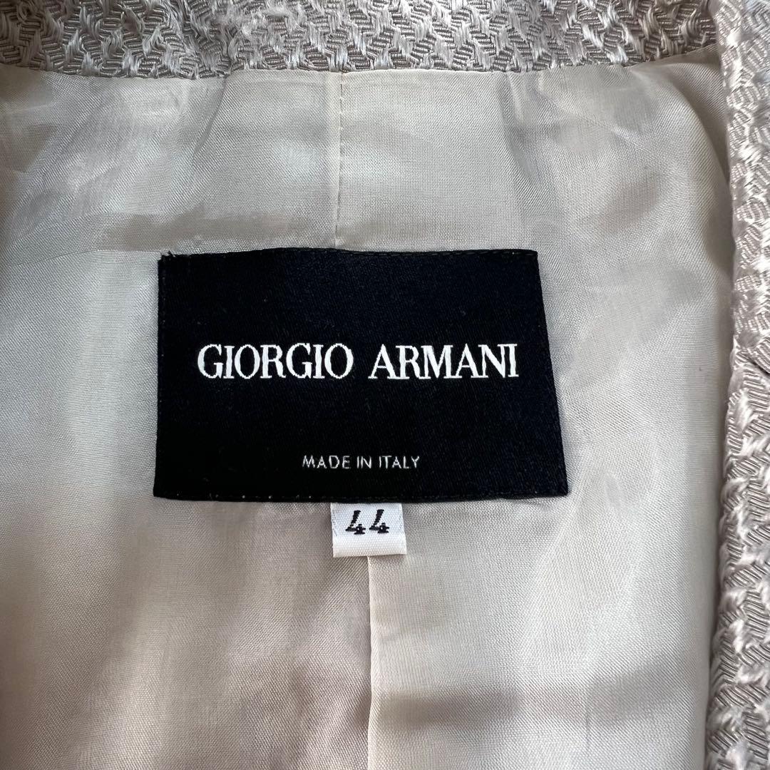 ジョルジオアルマーニ*ARMANI　テーラードジャケット　シルク混　イタリア製