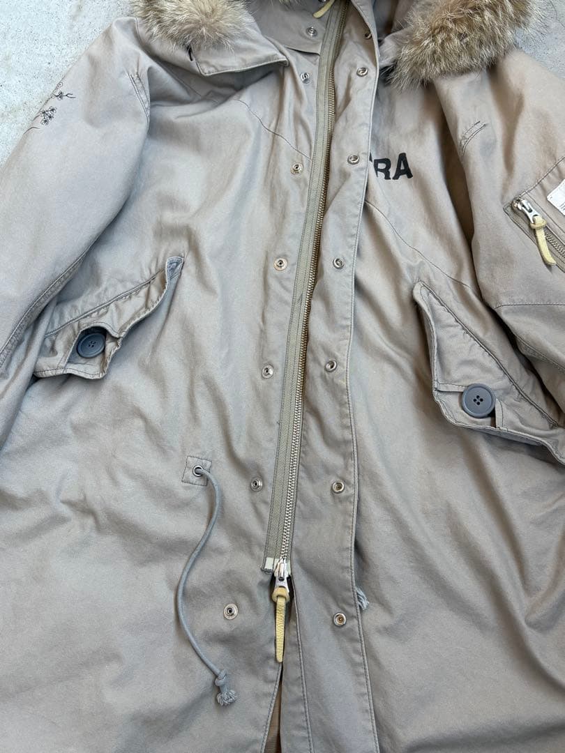 undercover 10AW モッズコート ライナー付き グレー size3