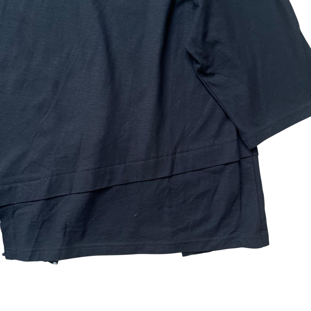 慈雨　センソユニコ　アシンメトリー　ドット柄　変形カットソー　Tシャツ　40