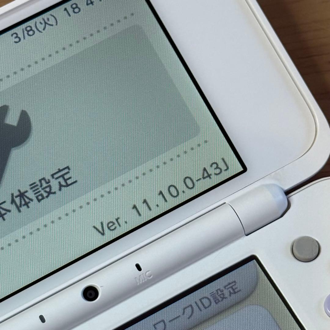 8-057 Newニンテンドー2DS LL ラベンダー×ホワイト 箱付き