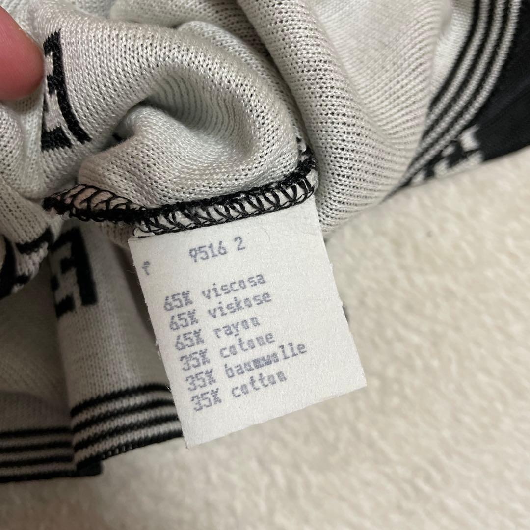 FENDI ブラック ポロシャツ Lサイズ