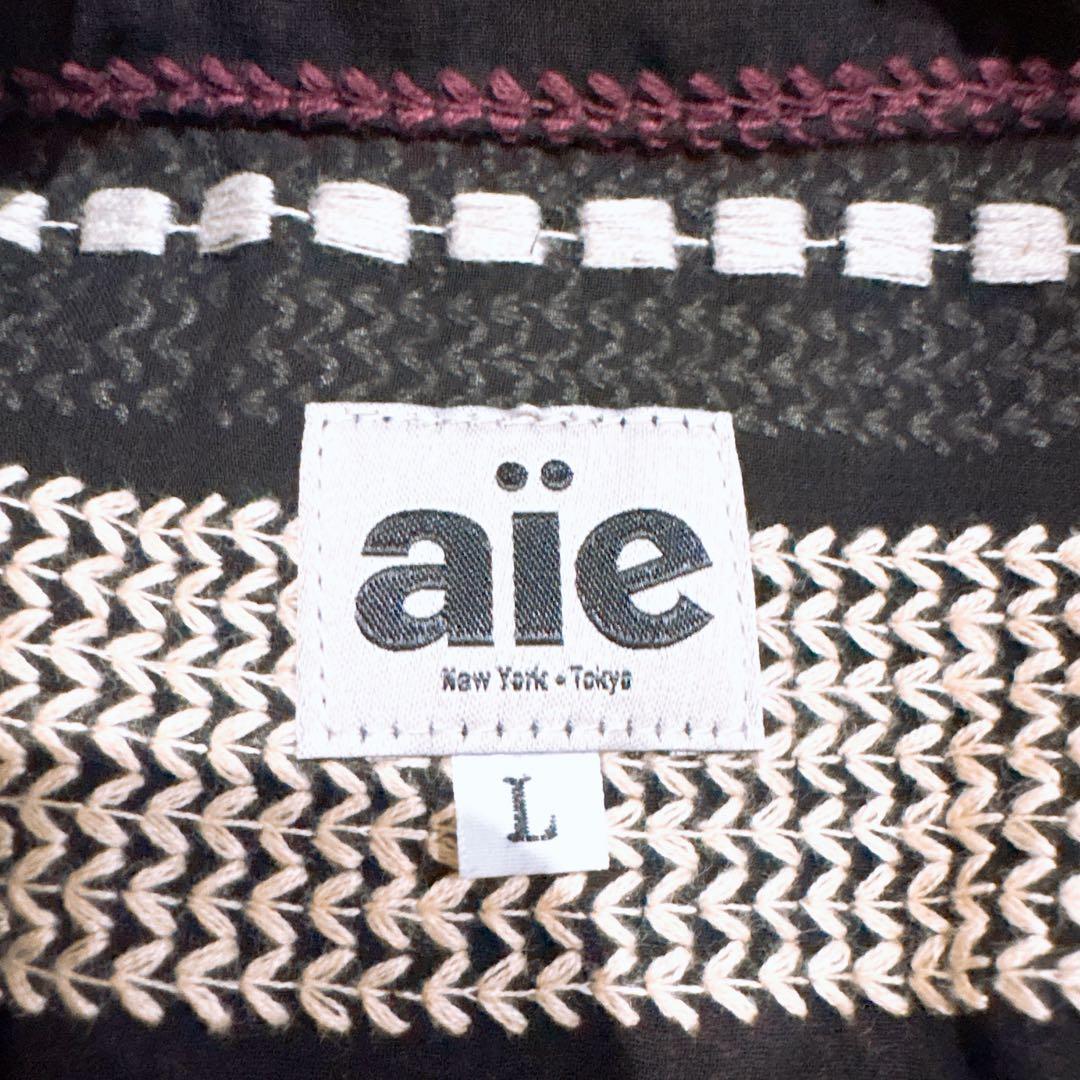 【新品】aie ペインターシャツ　L
