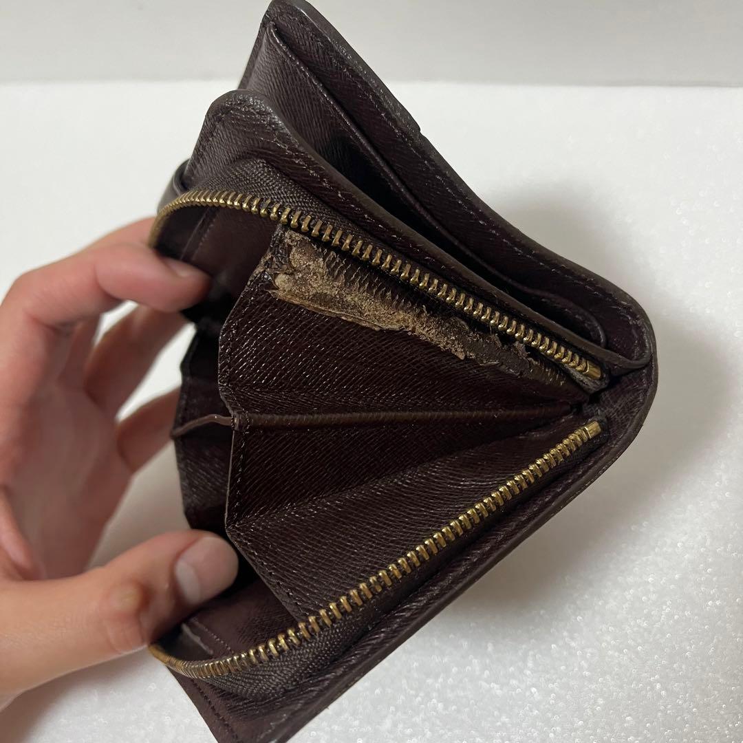 ルイヴィトン　ダミエ　コンパクトジップ　財布　小銭入れ　N61668