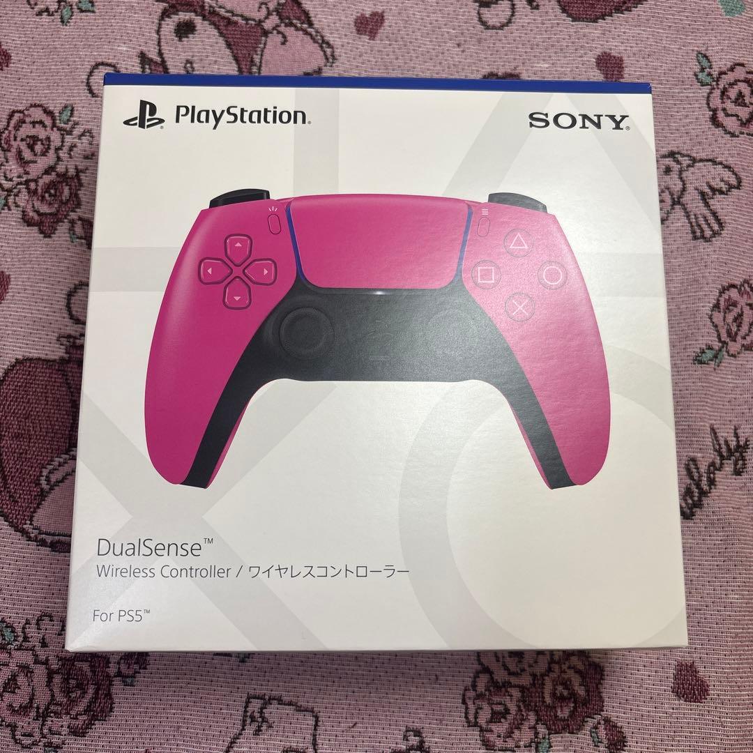 PS5 Dual Sense ワイヤレスコントローラー ノヴァ ピンク（箱付き）