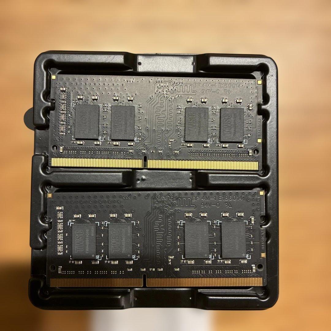 DDR4 3200 SO-DIMM メモリ 8GB 2枚セット