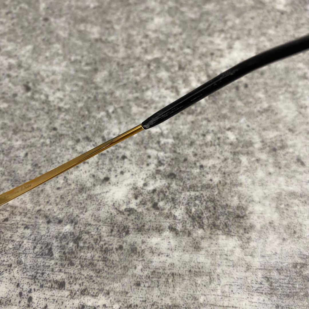 小物 Vintage Dior gold frame sunglasses