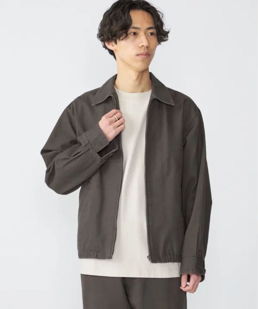 新品 SHIPS コットン ブルゾン グレー / ワークジャケット カーハート