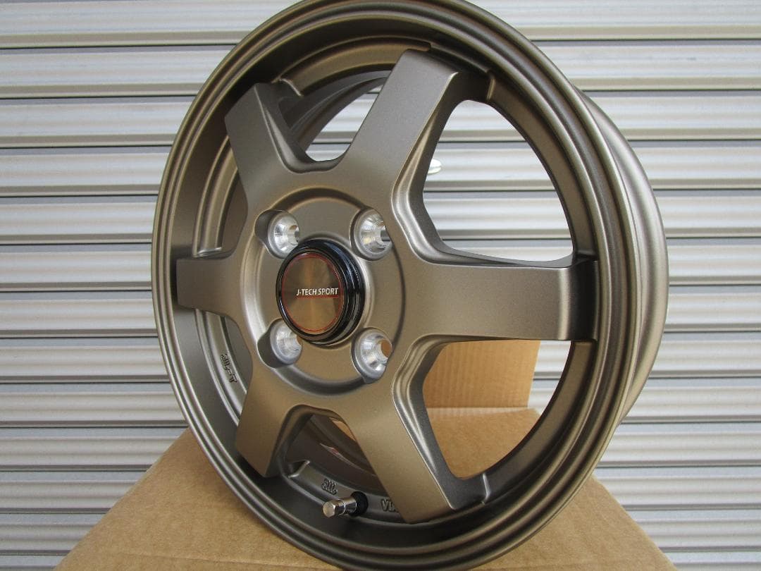 全国送料無料☆新品4本☆S6ブロンズ 13×4J+43☆エブリイ ハイゼット