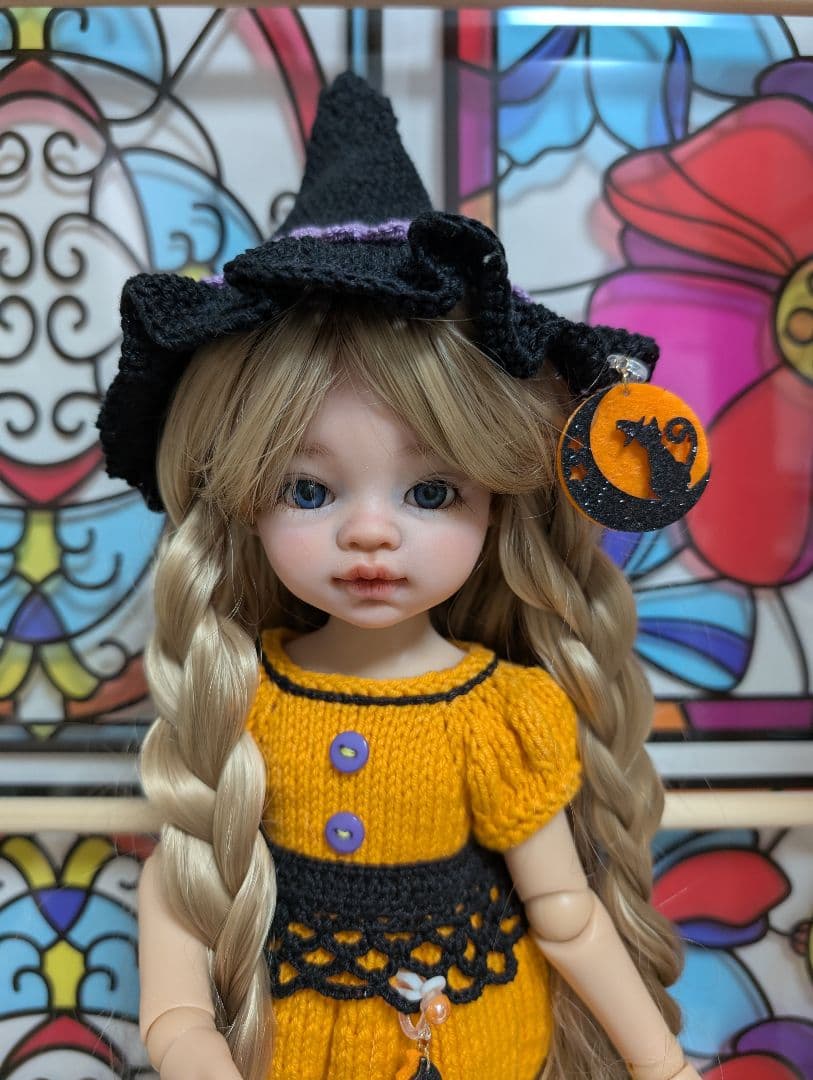 ハナハナ☆パオラドール可動ボディ☆海外作家様カスタムリペイント☆ハロウイン