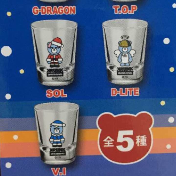 BIGBANG krunk ショットグラス コンプリート 5個セット