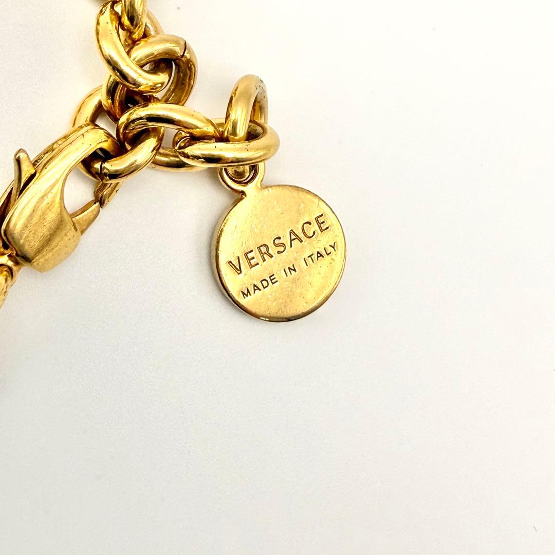 美品✨VERSACE ネックレス メデューサ グレカ 刻印 ゴールド