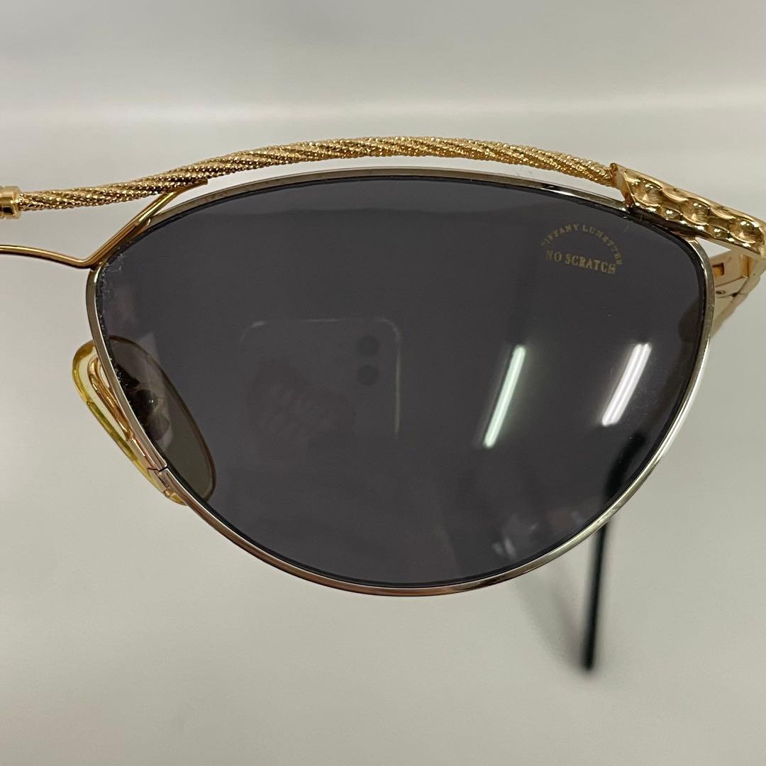 TIFFANY LUNETTES サングラス 23K GOLD PLATED