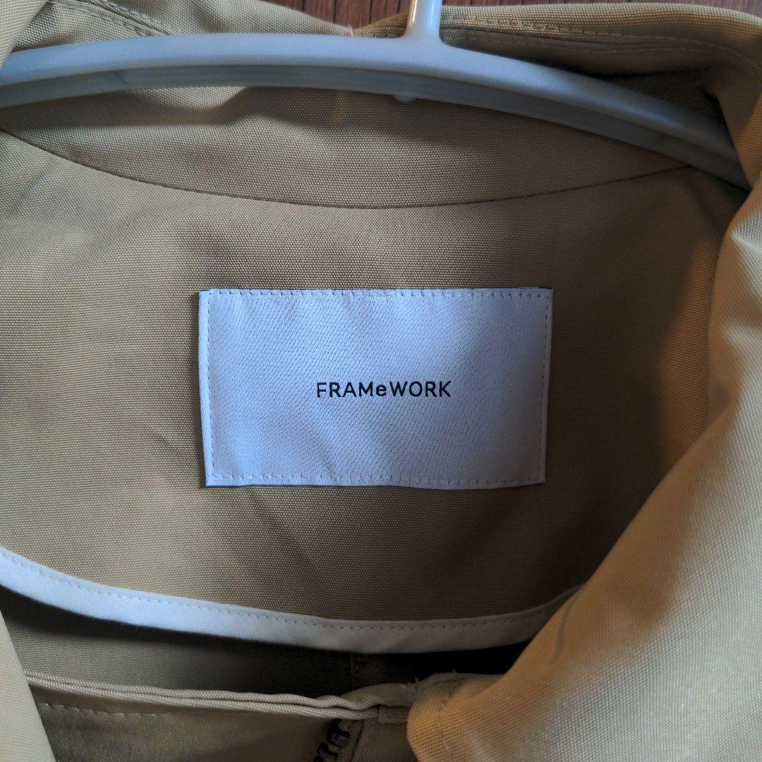 【FRAMeWORK】2026年購入 撥水ポンチョコート