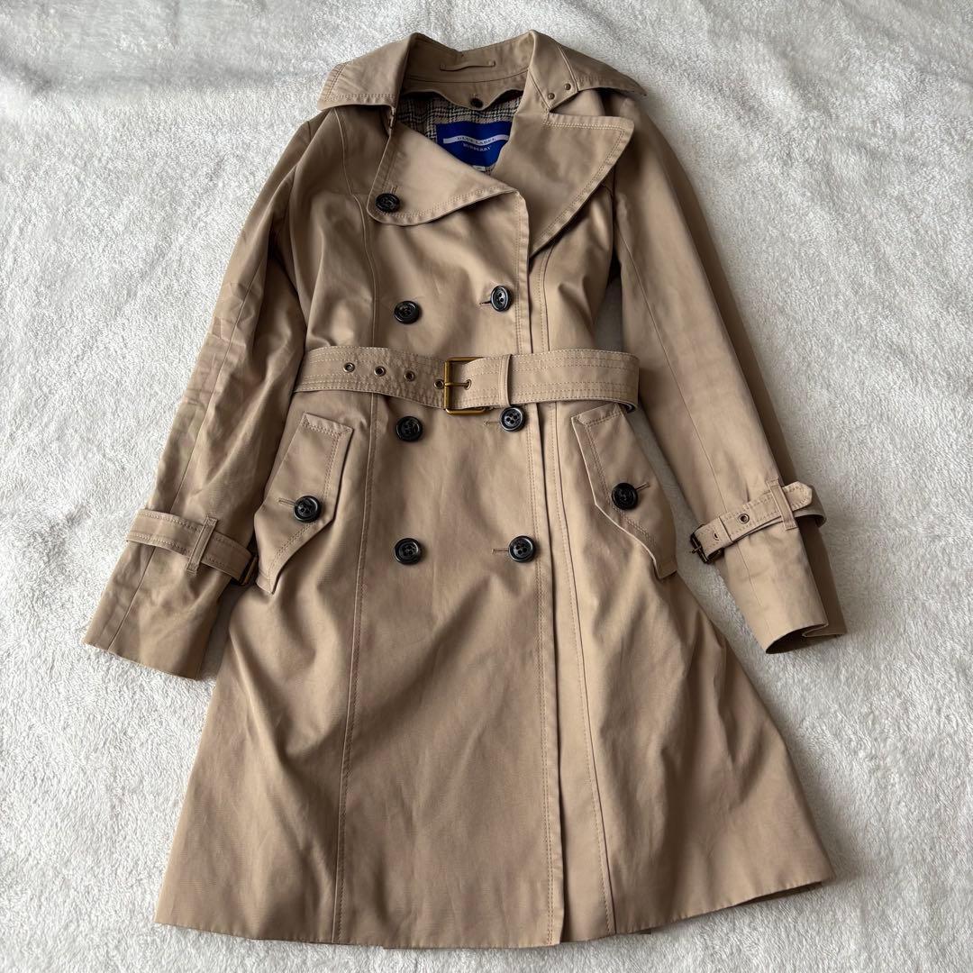 ✨️美品✨️ バーバリーブルーレーベル トレンチコート ライナー ノバチェック