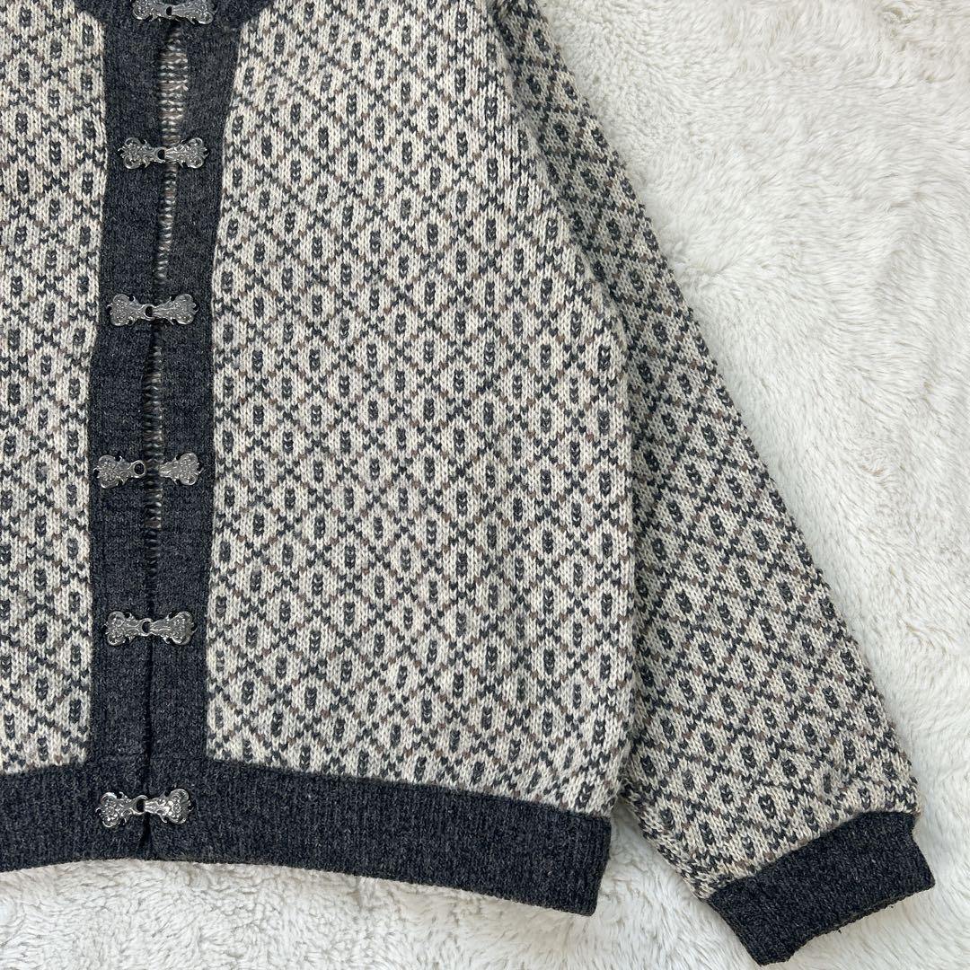 L.L.Bean /エルエルビーン/バーズアイ メタルフック　カーディガン L
