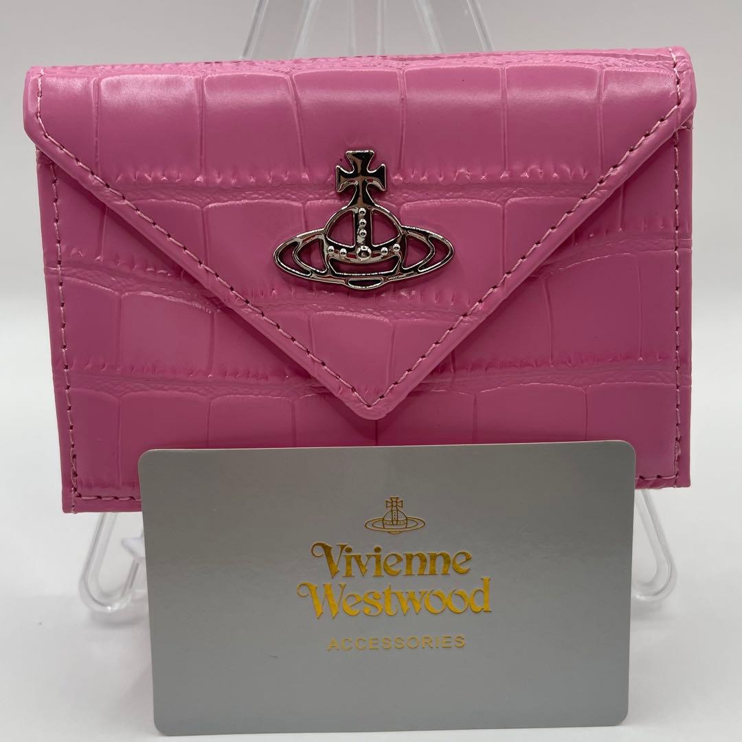 新品未使用☆Vivienne Westwood 三つ折り財布 ピンク