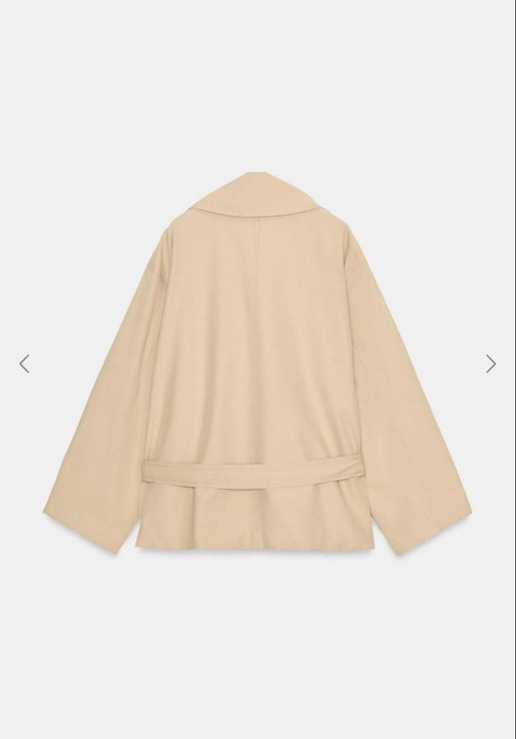 完売品ZARA ショートトレンチコートXS-S新品タグ付き