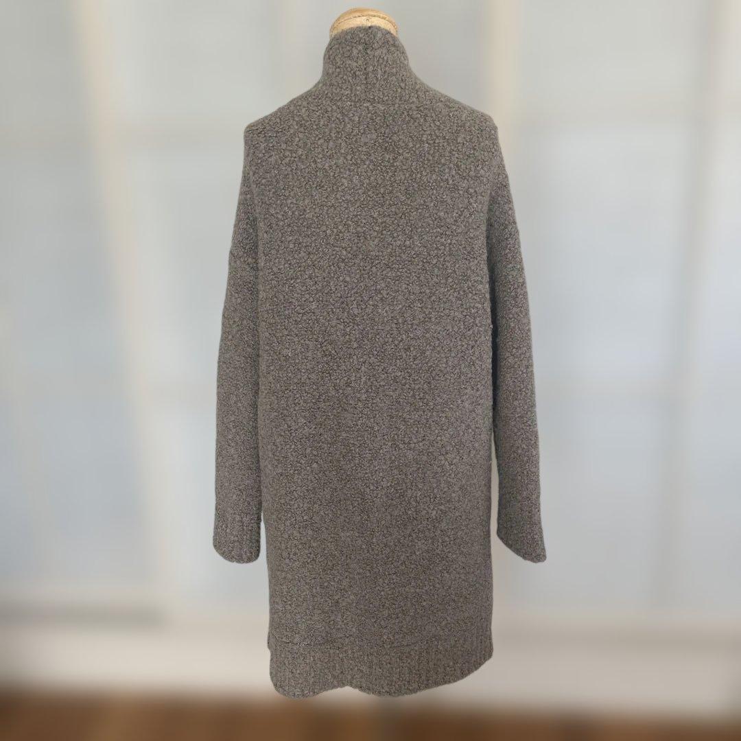 グレー ロングカーディガン　ファビアナフリッピー
