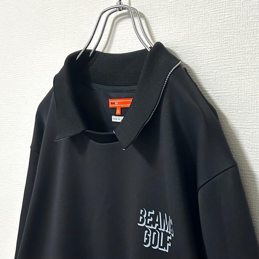BEAMS GOLFビームスゴルフ　ダンボール襟付きプルオーバースウェットシャツ