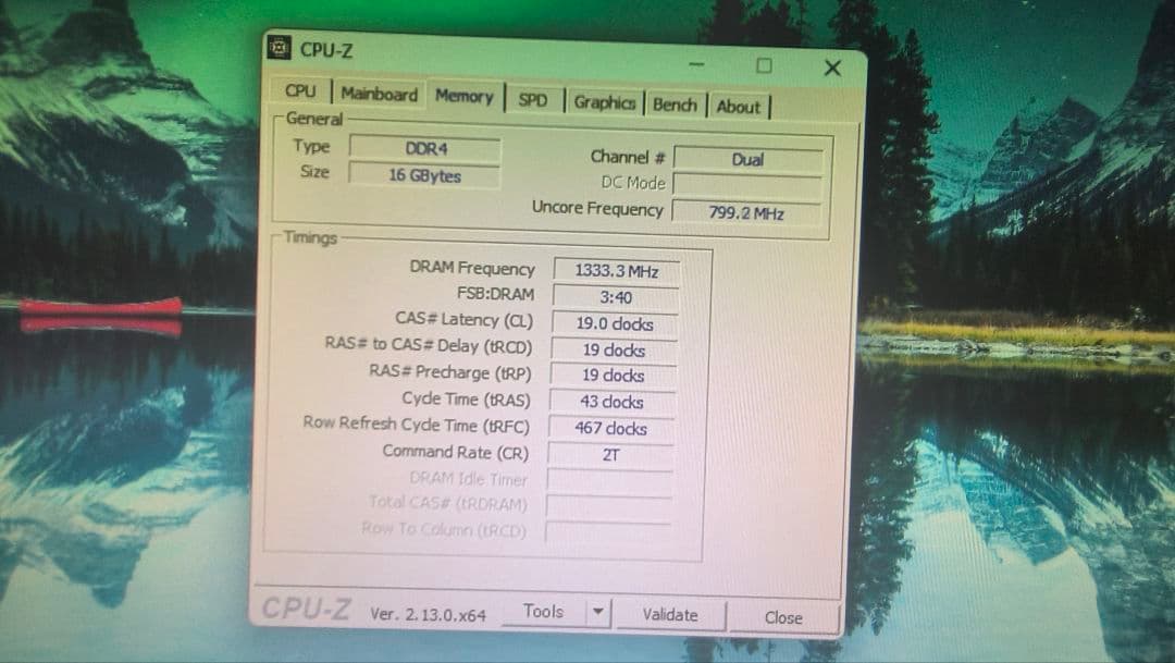 DDR4 8GBx2枚 16GB DDR4-2666 動作確認済み ⑦