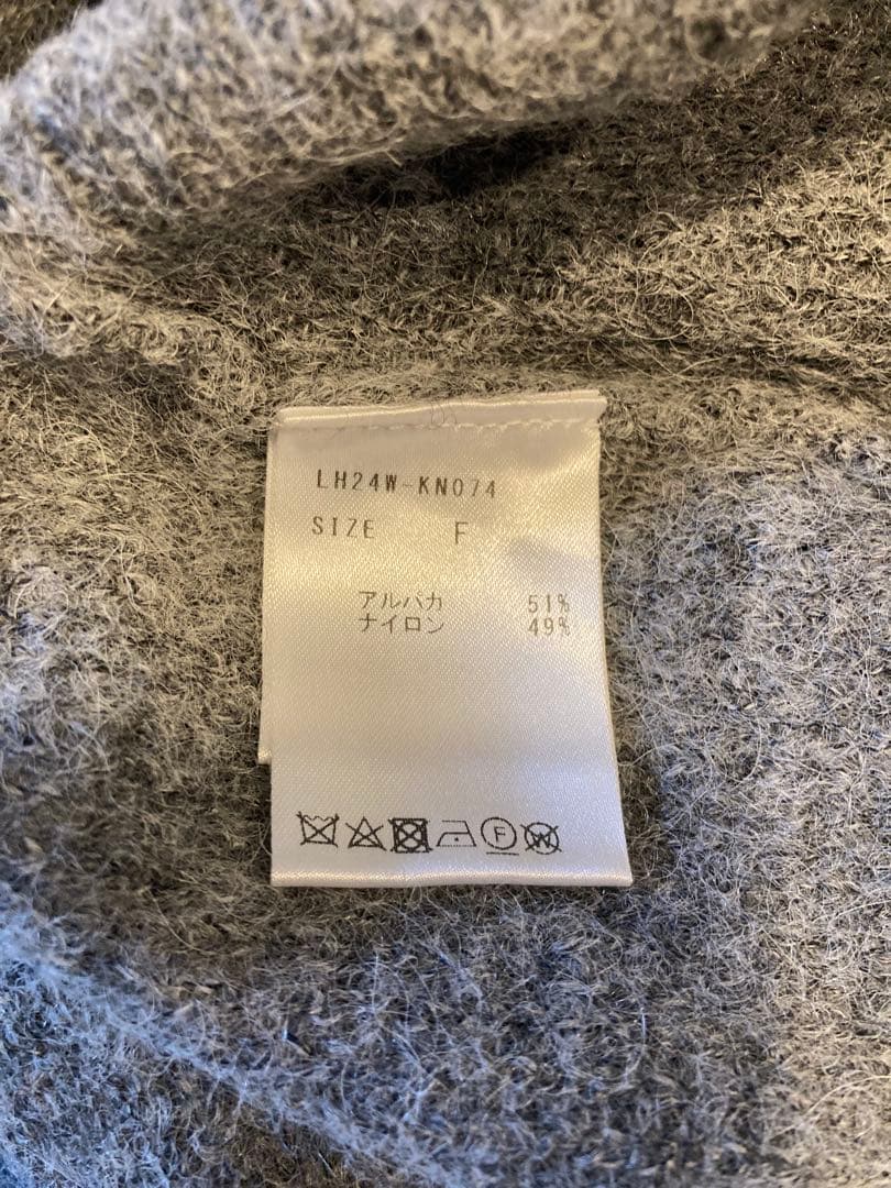 LOHEN モヘアポロニット　ローヘン POLO KNIT