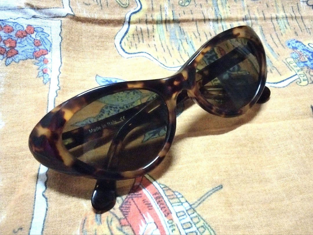 o. friulana 90s vintage トータスシェル キャットアイ