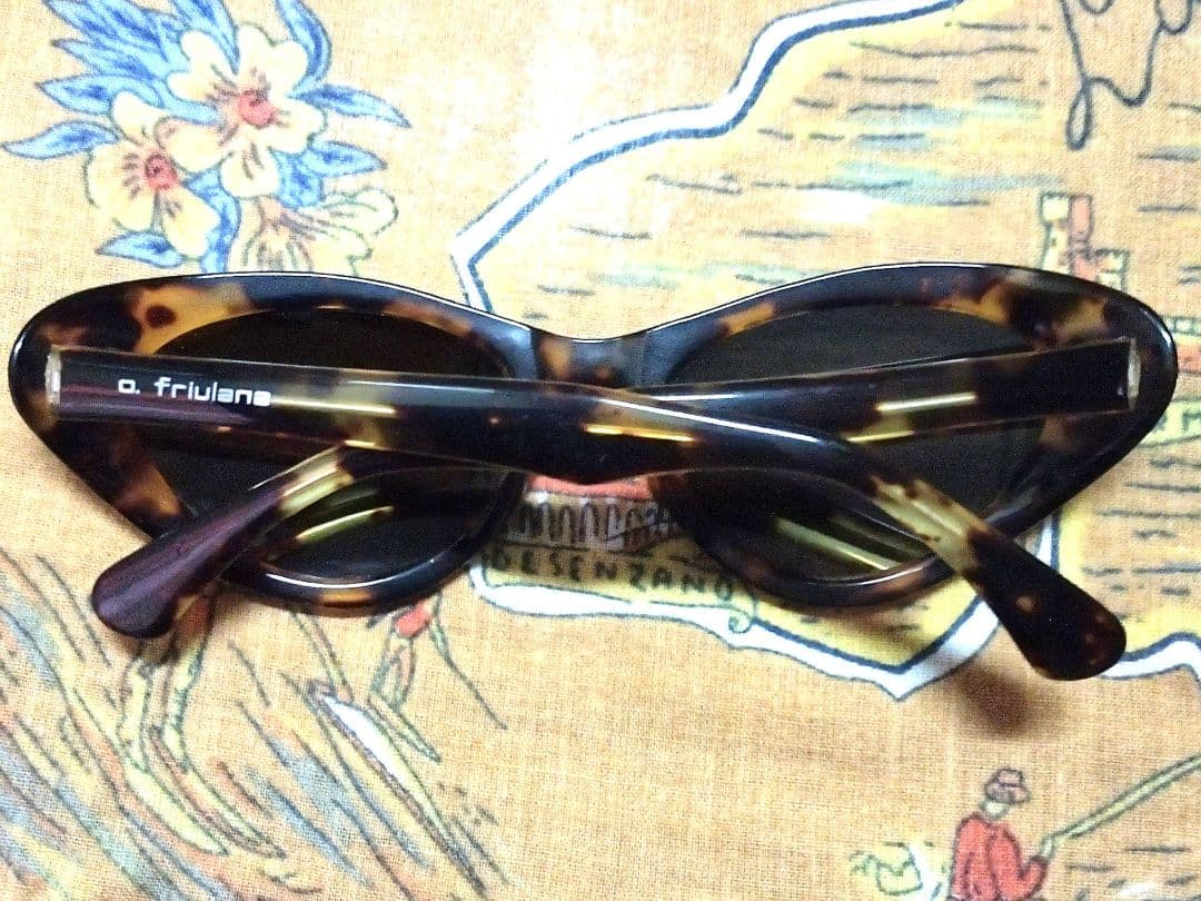 o. friulana 90s vintage トータスシェル キャットアイ
