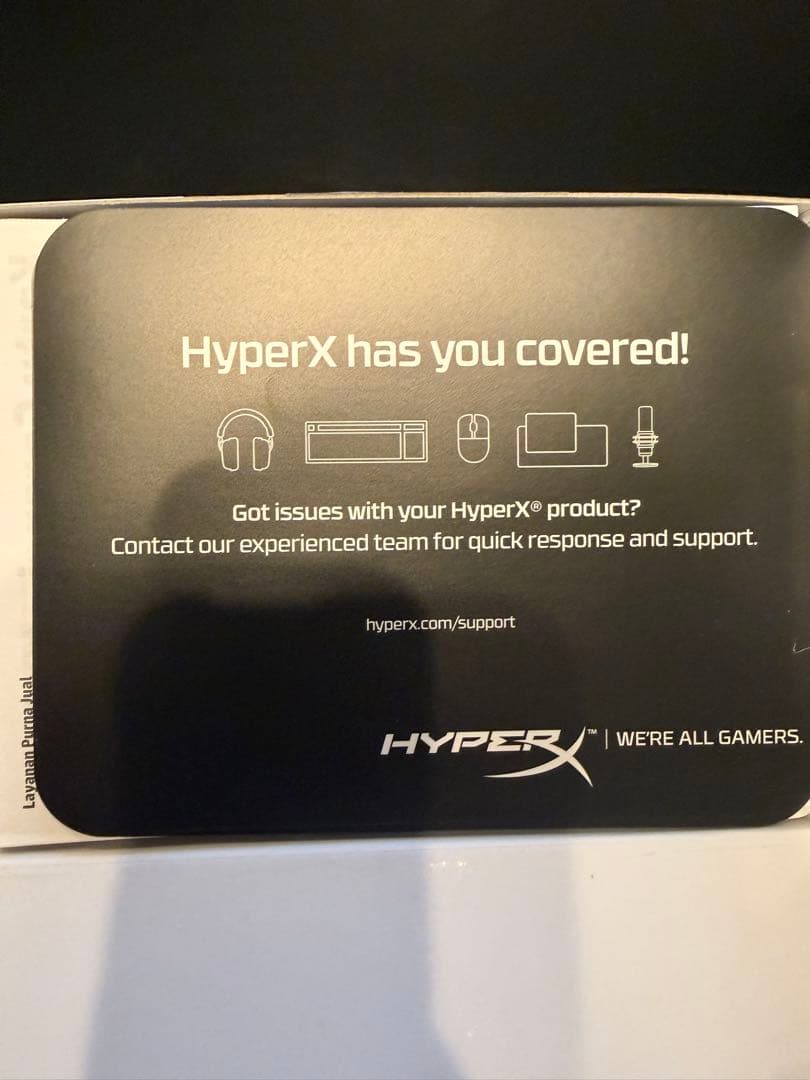 HyperX QuadCast ホワイト コンデンサーマイク