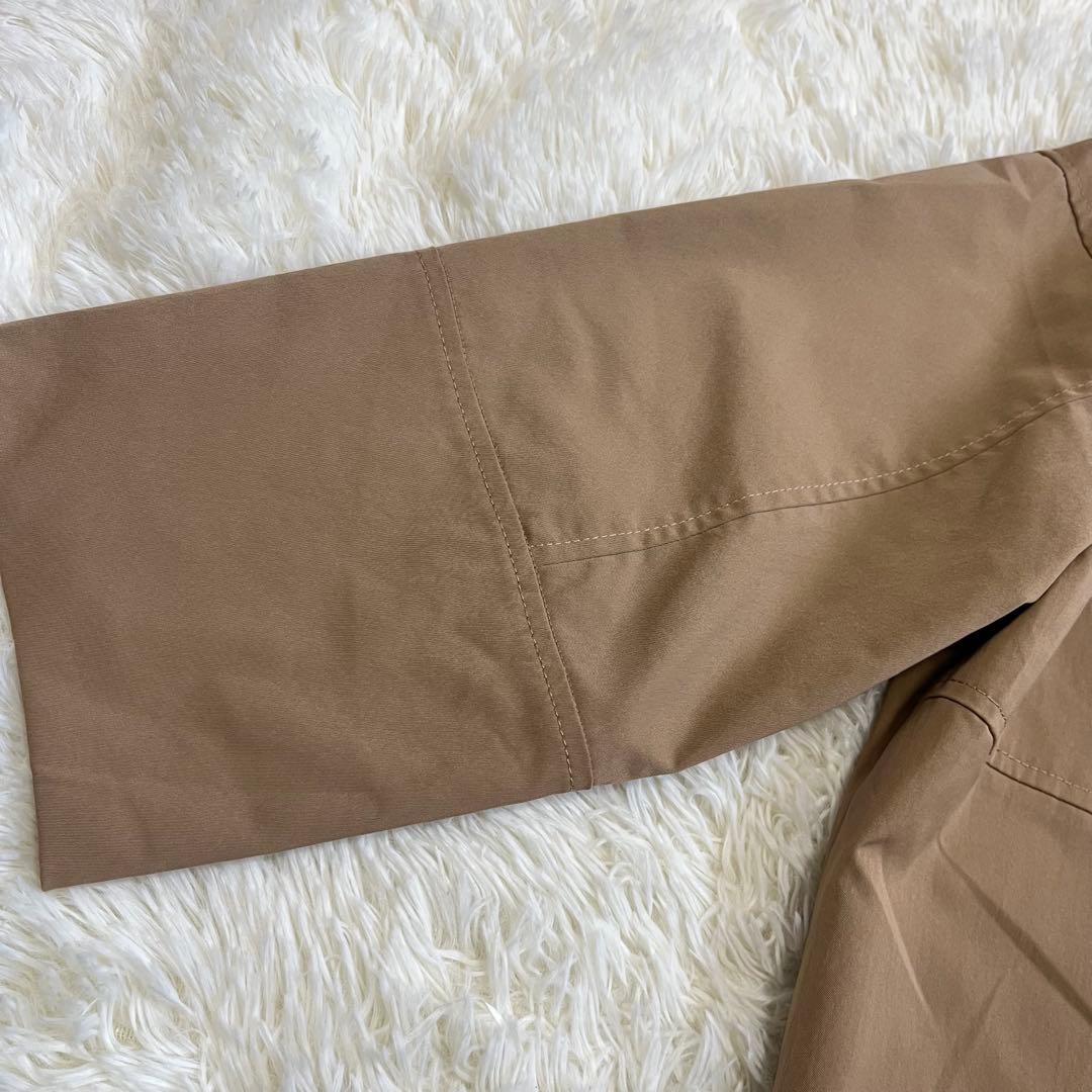【美品】NOBLE タスランギャバ トレンチコート　金ボタン　38