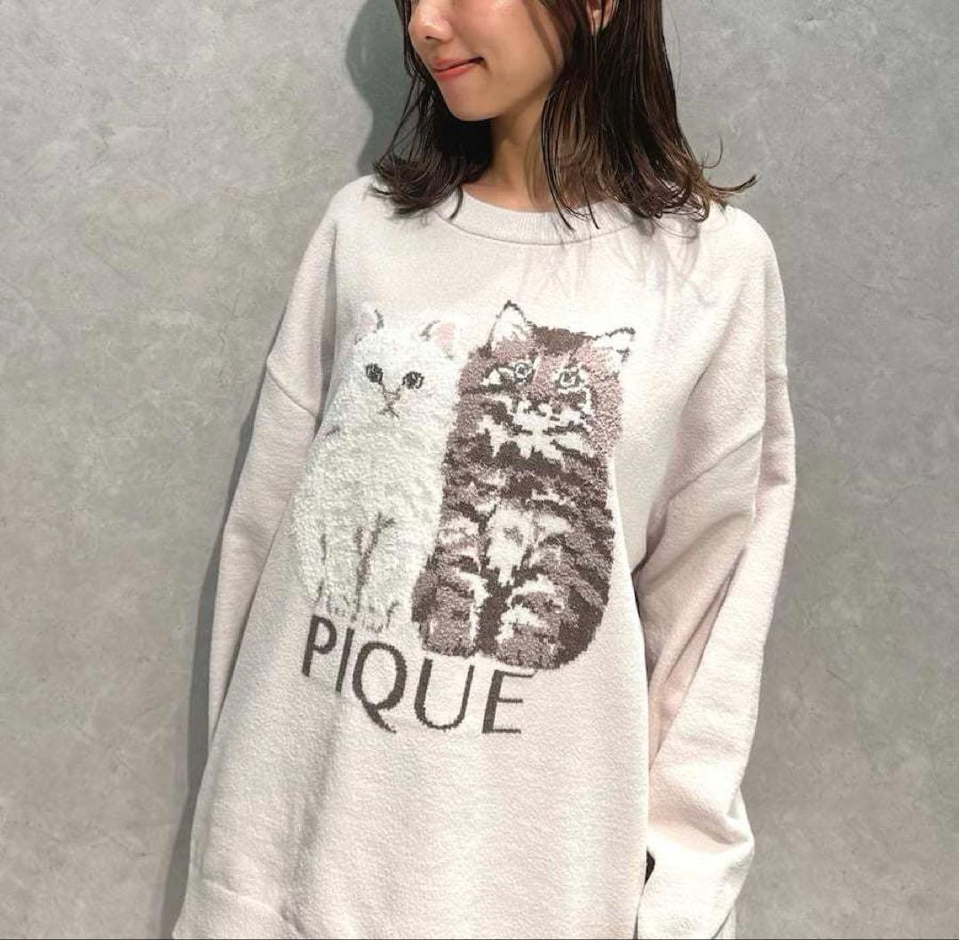 ツインキャット ジャガード プルオーバー 新品未使用 ジェラートピケ