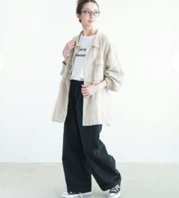 24ss solamonat poche リネン ミリタリー ジャケット