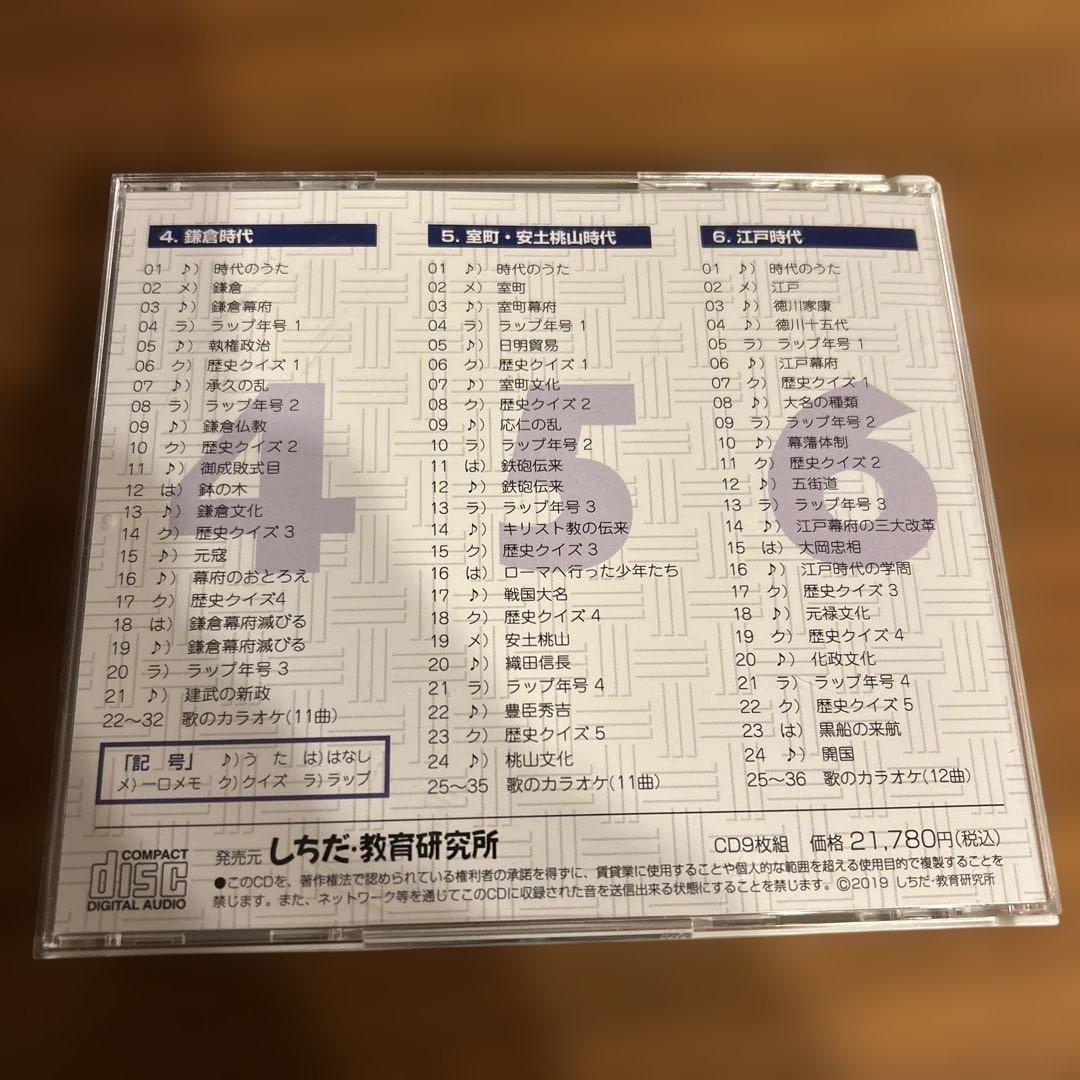 【美品9枚セット】れきし探訪 日本史編 CD