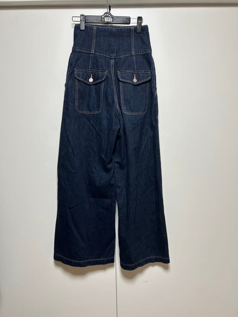 moussy コルセットデニム ワンウォッシュ 0