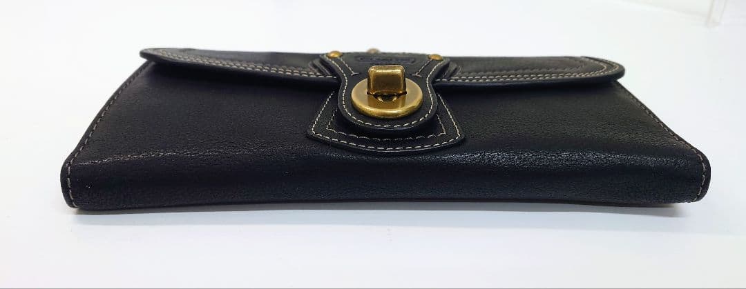 極稀少品 COACH オールドコーチ 黒 長財布　がま口