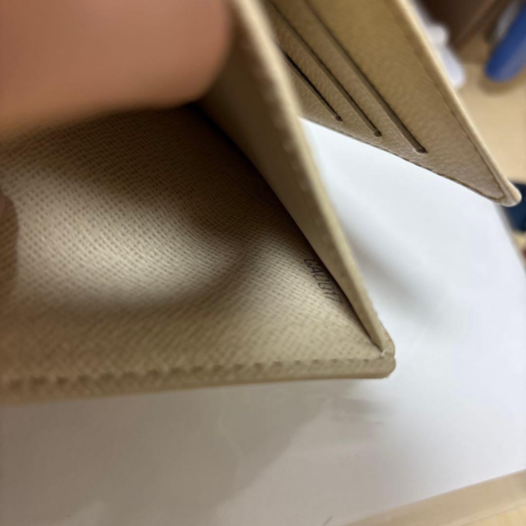 LOUIS VUITTON ダミエ 三つ折り財布　白