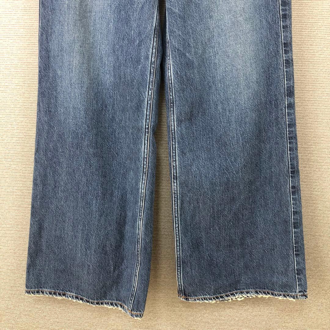 upper hights フレアデニムパンツ THE LAUREN 23 ブルー