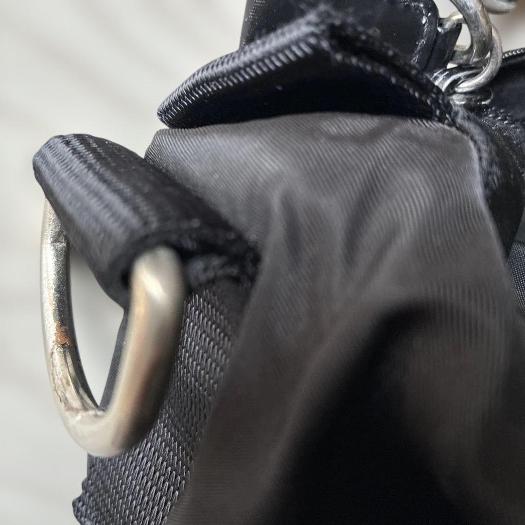 PRADA ブラック ボストンバッグ