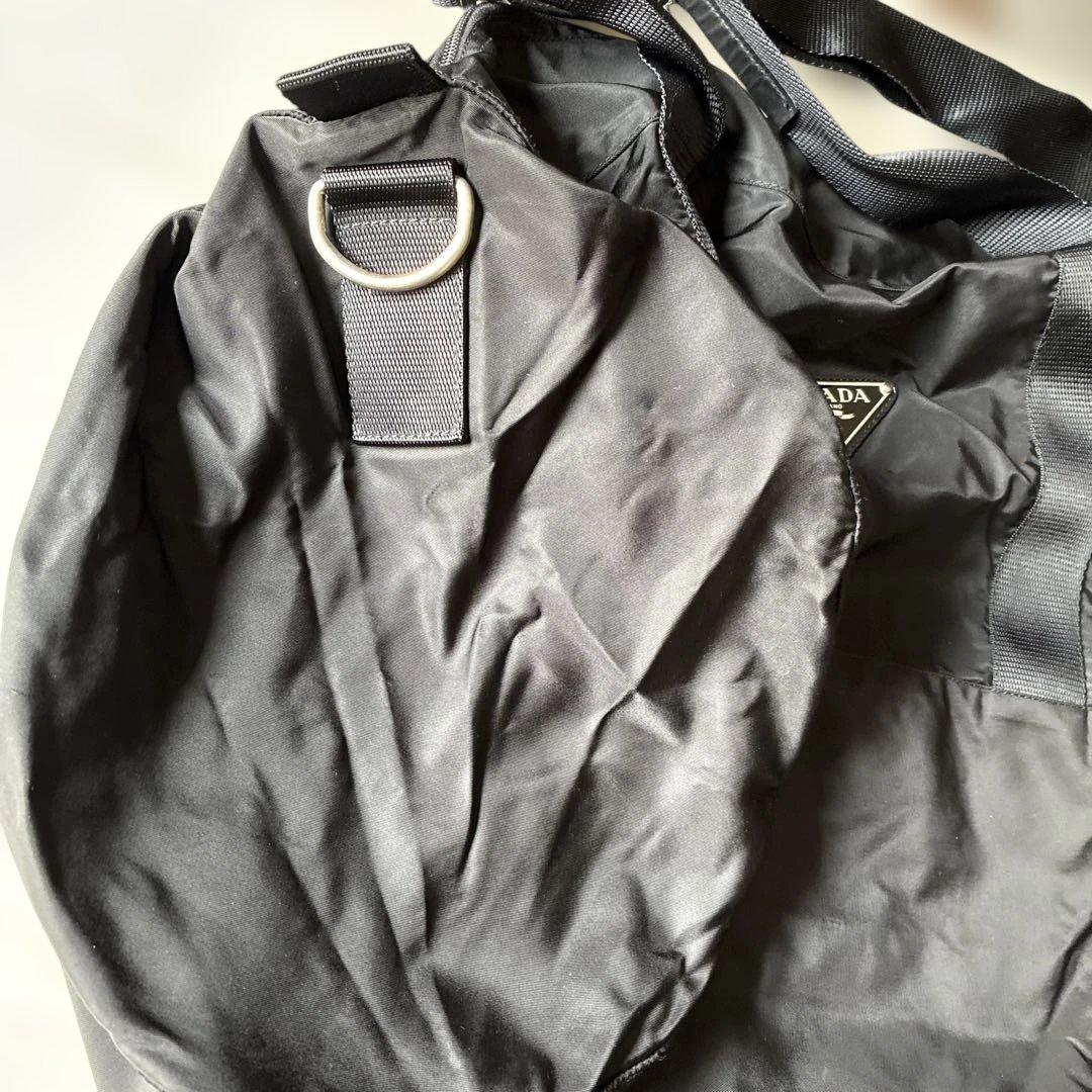 PRADA ブラック ボストンバッグ