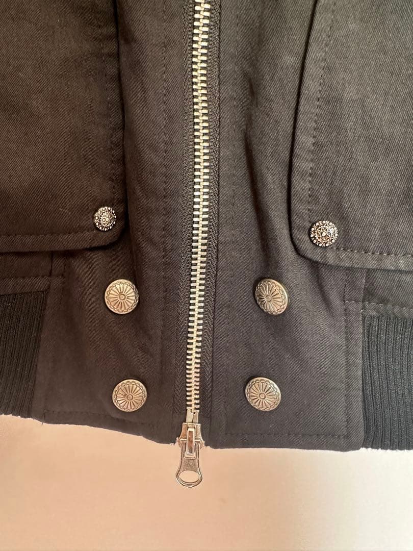 ジャケット・アウター flor padded crop bomber jacket