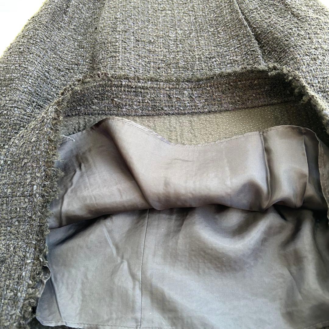 【美品】Rene ルネ ツイード ワンピース 34 ノースリーブ
