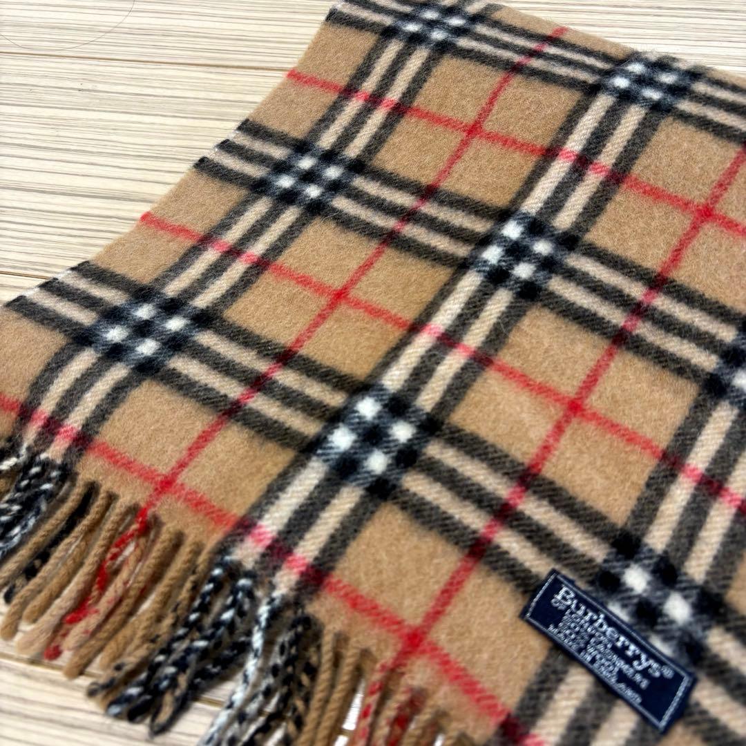 Burberrys マフラー カシミア混 ウール混 ノバチェック 旧タグ　英国製